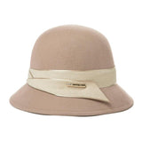 Women Wool Felt Cloche Fedora Hat